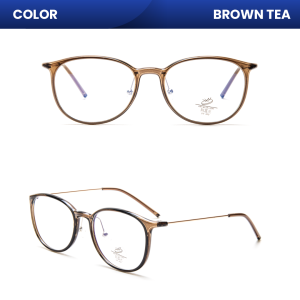 IOOI Eyewear - Kacamata Kotak Metal Lensa Anti Radiasi Blueray Photocromic Pria Wanita 85000