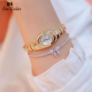 BS Bee Chị Thương Hiệu Nữ Thời Trang Bán Chạy Đồng Hồ Thép Không Gỉ Thanh Lịch Dây Đeo Hợp Kim Không Thấm Nước Quartz Hình Bầu Dục Đồng Hồ Đeo Tay Nữ Đồng Hồ Đeo Tay Cao Cấp Fa1540