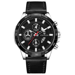 HAMURA COD J14 Jam Tangan Pria Sporty Kulit FNGEEN Fashion Anti Karat Analog Jam Tangan Pria Premium Tahan Air Import Mewah Kelender
