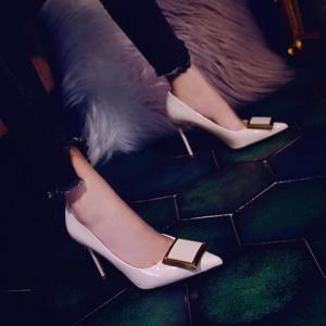 [Free Shipping] High Heels Thin Heels Non-Slip Wear-Resistant Fashionable Niche Design Versatile Pointed-Toe WomenS Shoes Trendy