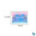 Dompet PVC Transparant Hologram Aesthetic/Tas Dompet Kecil Mini Cosmetic pouch - Best Stationary. 