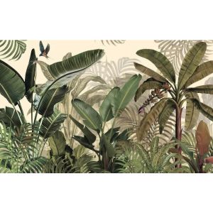 (HCM) Tránh dán tường 3d lá nhiệt đới tropical trang trí phù hợp mọi không gian có sẵn keo