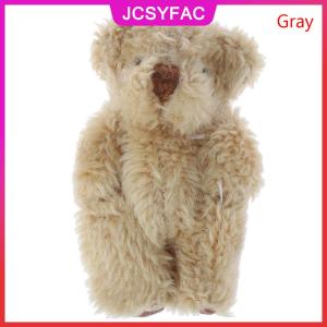 JCSYFAC Búp bê gấu dễ thương 4.5cm tóc dài gấu tự làm quần áo hoặc phụ kiện thủ công di động