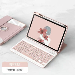 SMART FLIP ROTARY KEYBOARD CASE SAMSUNG TAB A9 PLUS 11 INCH CASING MAGNETIC BOOK COVER STAND VERTIKAL DAN HORIZONTAL