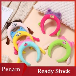 [PAM] 2023 New 1PC Cartoon Funny Expression Ugly Cute Colorful Doll Sponge Hair Hoop Headband For Women Girls Hair Accessories
