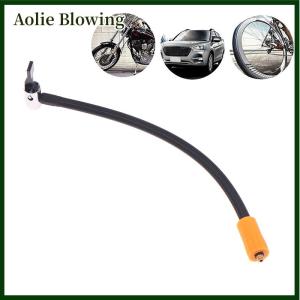 Aolie 1 Piece Fine Thread Inflation Hose Adapter 30CM Car Tire Air Inflator Hose M6 Locking Air Chuck With Standard Tire Valve Quick Inflation Part