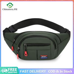 [Fast Delivery] New large-capacity mens waist bag mens outdoor sports waterproof multi-layer shoulder bag Crossbody Bag Belt Bag