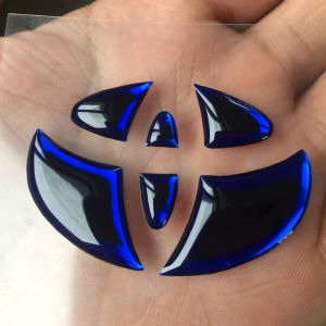 For Toyota Car Styling Steering Wheel 3D Emblem Badge Logo Sticker Decal