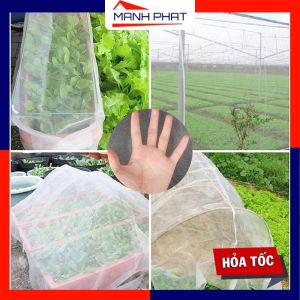 Lưới chắn côn trùng cao cấp chống muỗi ngăn côn trùng phá hại dày 25 mesh và 32 mesh nguyên cuộn khổ rộng 1m8 và 2m11