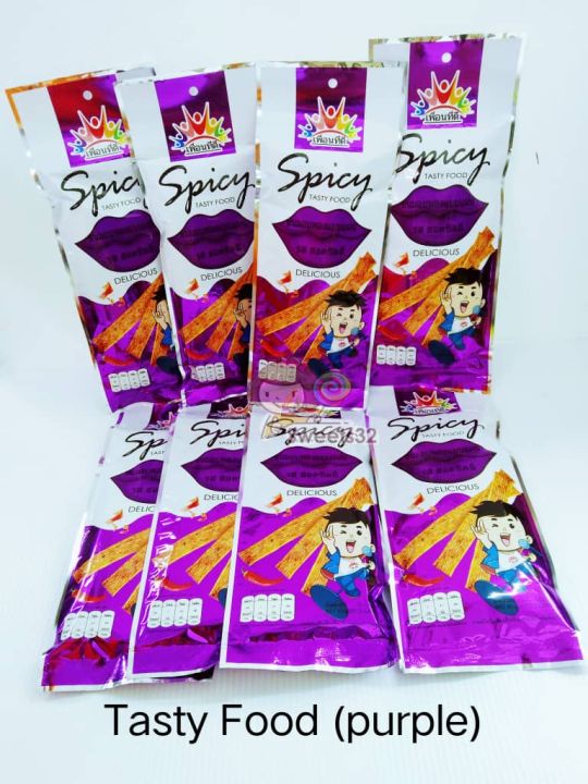 Spicy Stick Crispy Snacks 12pcs Latiao Thailand HALAL (±18g x 12pcs) 辣条小小脆