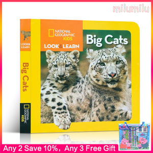 เนชั่นแนลจีโอกราฟฟิกเด็กๆดูและเรียนรู้: แมวใหญ่ (ดูและเรียนรู้) หนังสือนิทาน-สมุดวาดภาพระบายสีสำหรับเด็กโดยเด็กเนชั่นแนลจีโอกราฟฟิกหนังสือภาษาอังกฤษดั้งเดิม