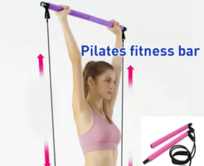 Yoga Fitness Yoga Rod Chest Expander Pulling Rope Pilates Fitness Bar Yoga Fitness Stretch Stick