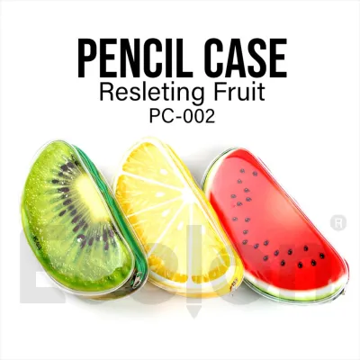 Kotak Pensil Mika BUAH 002 / tempat pensil fruit fancy