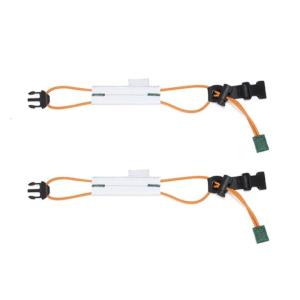 2pcs Reflective Safety Nylons Strap Regulable Elastics Leg Strap Bike Cycling Tie for Night Cycling and Running