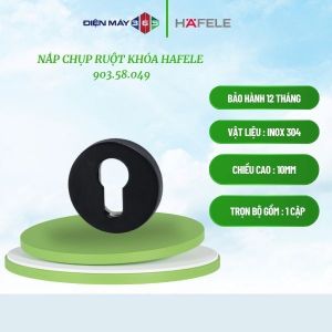 Hafele Nắp Che Ruột Khóa 903.58.049 Inox 304 Màu Đen Mờ Bảo Hành 12 Tháng Phụ Kiện Nội Thất Đức - STM