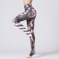 Ready stock) Yoga Pants Women's High Waist Trainer Sports Leggings Long Tights Floral Push Up Running Pants Workout Sweat Pants. 
