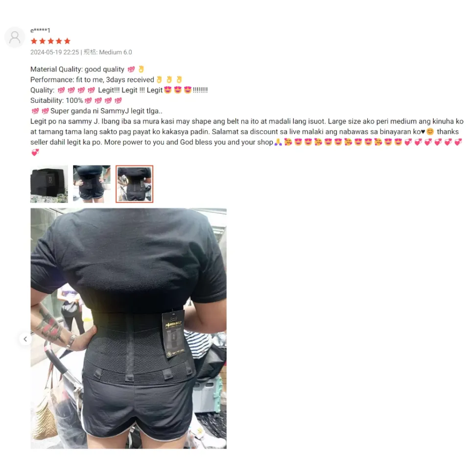 Sammy J Offical Store sammy j 6.0 power belt Waist Trainer Corset