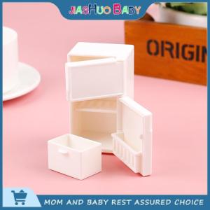 JiaShuo Baby Toy Đồ chơi tủ lạnh ghế băng thu nhỏ cho nhà Búp bê đồ trang trí nội thất nhà bếp