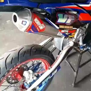 Knalpot Norifumi Bor Up Merah: Aksesoris Motor Sporty