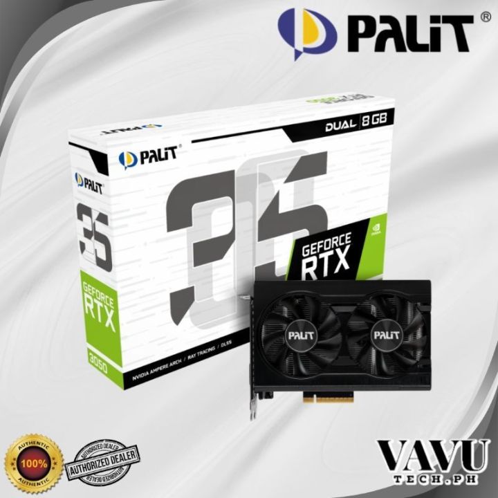 COD Palit Geforce RTX 3050 Dual RGB 8GB GDDR6 Video Graphics Card ...