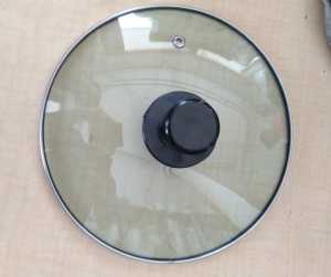 Tutup Panci Kaca Tebal Mulai Ukuran 16 - 34 Polos dengan diameter 15 - 33cm ( POLOS )