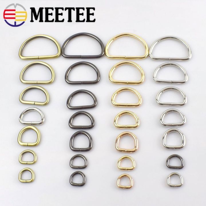 Wuuycoky Metal D-Rings Buckle, 0.8 inch Non-Welded for Webbing Sewing