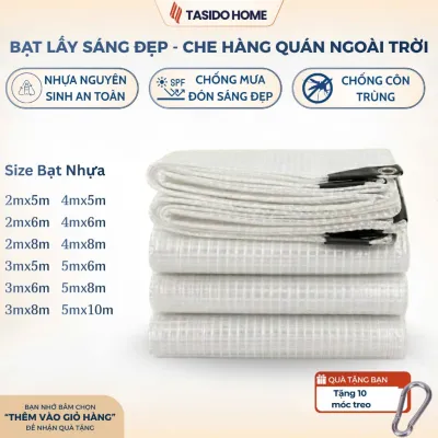 Bạt Nhựa Dẻo Trong Suốt Cao Cấp Che Mưa Chắn Gió Ngoài Trời Dùng Cho Mái Hiên Ban Công Sân Vườn Thiết Kế Đẹp Mắt Chất Liệu Dày Bền Chống Thấm Hiệu Quả Giữ Ánh Sáng Tự Nhiên Dễ Cố Định Phù Hợp Gia Đình Hàng Quán Quán Ăn Ngoài Trời