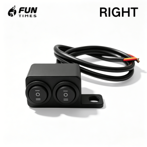 【Funtimes】Dual 3ways Switch TRI Switch Mirror Mount Waterproof Universal For Mini Driving Light