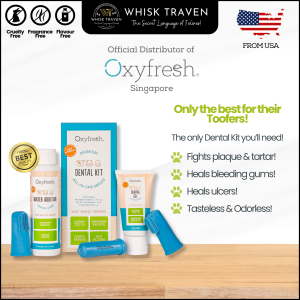 Oxyfresh Pet Dental Kit- Pet Toothpaste Pet Mouthwash Cat Toothpaste Dog Toothpaste Cat Toothbrush