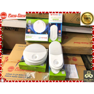 (Chính hãng) Đèn Led ngủ cảm biến ánh sáng nhỏ gọn 0.3W Rạng Đông -Tự sáng khi trời tối -Size 65x65mm -Model: ĐN02.LS