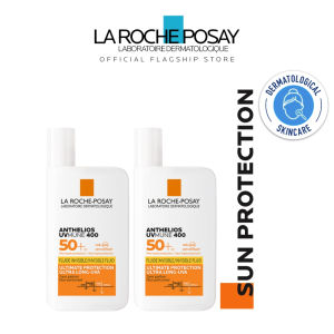 La Roche-Posay Anthelios UVMUNE 400 Invisible Fluid Duo Set SPF50+ - Sunscreen for Normal to Sensitive Skin (2X 50ml)