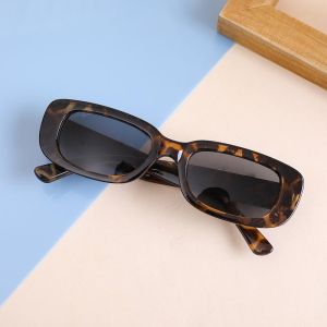 Childrens advanced sense sunglasses 2-8 years old concave UV protection rectangular cute childrens sunglasses