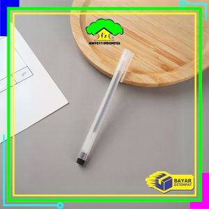 MI-A46 Pena Gel Alat Tulis Pulpen 0.5mm Motif Polos Simple / Pena Perlengkapan Sekolah Ballpoint