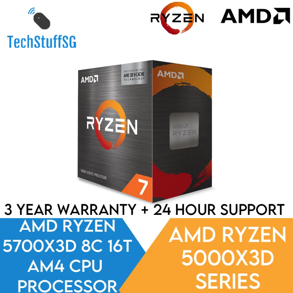 AMD Ryzen™ 7 5700X3D 8-Core 3.0GHz Socket AM4 105W Non-Integrated