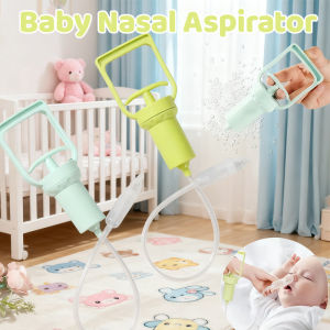Hand Pulled Nasal Suction Nose Aspirator Baby Nasal Aspirator Soft Silicone Mucus Cleaner for 0-12 Baby