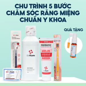 Chu Trình 5 Bước Chăm Răng Toàn Diện DrKam Bộ Full Sản Phẩm DrKam Khử Hôi Miệng Viêm Nướu