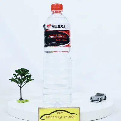 Yuasa Air Aki Zuur Accu 1 Liter Electrolyte Battery Acid Asam untuk isi Pertama
