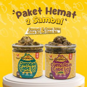 Rempaholic - BELI 1 GRATIS 1 - Paket Hemat Sambal Jambal + Cumi Cabe Ijo RempahHolic
