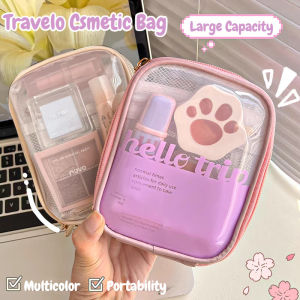 Portable Mini Makeup Bag with Storage Bag Makeup Lipstick Toiletry Wash Bag Pouch Travel Essentials