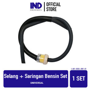 Selang Saringan Bensin Universal Filter Untuk Semua Jenis Motor Beat Street Pop Fi Vario Nmax Spacy Scoopy Genio PCX ADV Mio X-Ride Fino Freego Slang Penghubung Screen Oil Filter Minyak Bengsin Hitam