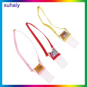 xuhaiy 1Pc 1:12 Dollhouse Miniature Water Bottle with Strap Dolls Accessories