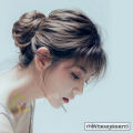 ผมปลอม วิกผมมัดเกล้า แฮร์พีชมัดเกล้า แฮร์พีชดังโงะ มวยผมปลอม วิกมวยผมปลอม วิกผมดังโงะ วิกมวยผม โดนัทรัดผม มวยผมโดนัท มี 3 สี ให้เลือก. 