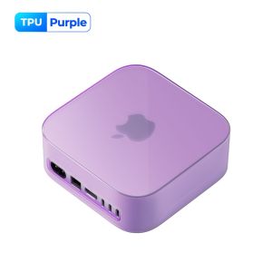 ORICO Mac Mini M4 Protective Case| Shockproof TPU Silicone Cover | Anti-Scratch Waterproof Shell | Precise Cutout | 4 Colors (White/Black/Blue/Purple)