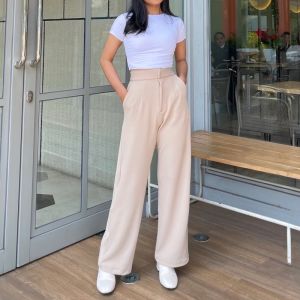 Cozie Pants JUMBO XXL RIB Knit Premium Highwaist Cullote Loose Pants Petite Friendly Celana Wanita Anti Kusut Kekinian