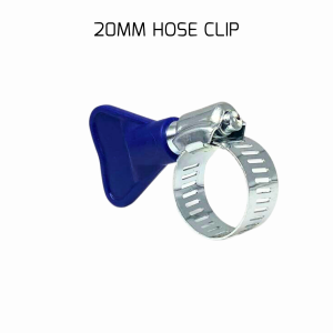 20MM PVC HANDLE HOSE PIPE CLIP WITH PVC HANDLE
