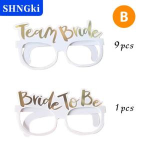 SHNGki Bachelorette bên giấy kính Rose Gold đội cô dâu trắng cô dâu được đám cưới