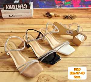 NEW ARRIVAL ABBUSHOES Ri 10 hak tahu premium tali permata import gelis 5cm