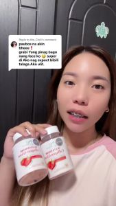 NATURE GLOW Glutathione Collagen Glow Gummies Original 60pcs Strawberry Flavor Skin Whitening Gummies