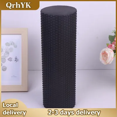 QrhYK Yoga Roller Round EVA Foam Cylinder Roller For Pilates Exercise Enhanced Home Workouts Diameter 10cm Length 30cm