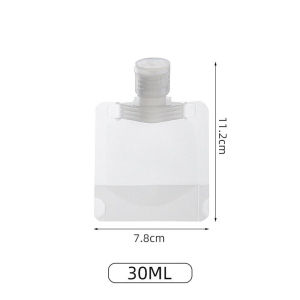 30PCS Squeeze Pouch Lotion Packaging Bag Transparent Travel Classification Cosmetics Shampoo Travel Bag